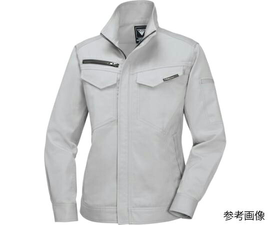 ジーベック レディス長袖ブルゾン シルバーグレー サイズ17 1着 1698-22-17