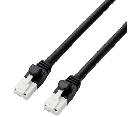 エレコム LANケーブル PS5対応 CAT6A 爪折れ防止 2.0m ブラック 1本 GM-LDGPAT/BK20