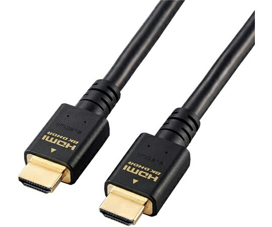 エレコム HDMIケーブル PS5対応 HDMI2.1 ウルトラハイスピード 5.0m ブラック 1本 GM-DHHD21E50BK