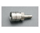 エスコ 13mm ウレタンホースカップリング(ステンレス製/ワンプッシュ) 1個 EA140GT-213