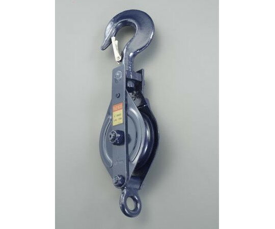 エスコ 75mm/0.5ton フック付滑車 1個 EA987HK-27