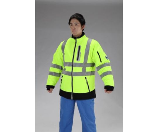 エスコ [M] 防寒ジャケット(蛍光ライム) 1着 EA915GD-22