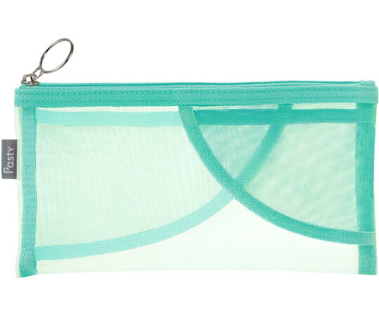 プラス Pasty ペンケース フラットタイプ グリーン 1個 FL-200CA