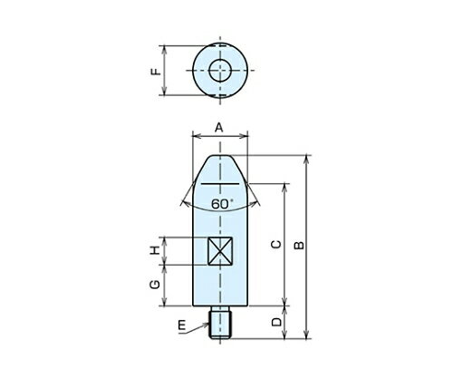 楽天Shop de clinic楽天市場店ナベヤ Q-ロックエレメント用ラフガイドピン 1個 QL-RGPS26S