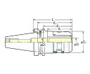 日研工作所 フランジスルー型ミーリングチャック 1式 BT50-C32F-120