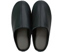 ストロング フェイクレザー生地のゲストスリッパ Lサイズ Black 3足セット 1袋(3足入) 10-4-431-98(4)