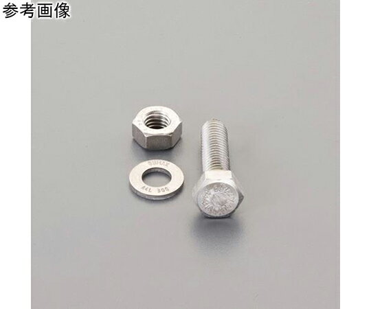 エスコ M10x 40mm強力六角ボルト(SUS/ナットワッシャ付全ネジ 1セット EA949DX-1005