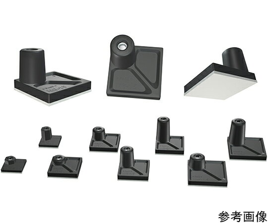 タカチ電機工業 ナット入り貼付スペーサー　100個入 1セット(100個入) AST3-6B-P