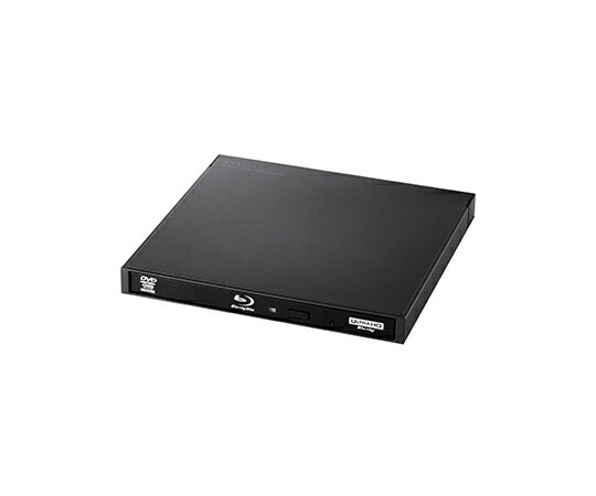 ロジテック Blu-rayディスクドライブ USB3.0 スリム 書き込みソフト付 UHDBD対応 ブラック 1個 LBD-PWA6U3LBK