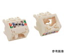 パンドウイットコーポレーション Mini-Com モジュラージャックTGタイプ用 上下45度アングルキャップ カテゴリ6 オフホワイト 10個入 1袋(10個入...