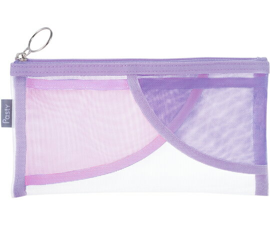 プラス Pasty ペンケース フラットタイプ パープル 1個 FL-200CA