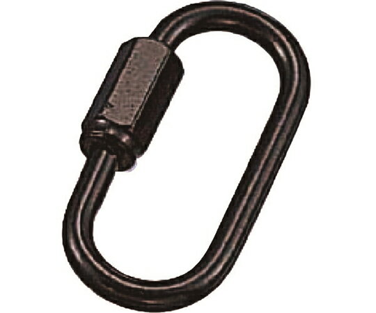 水本機械製作所 ステンレス 高級ミニチェーン用リングキャッチ ブラック 線径2.5mm 1個 B-456