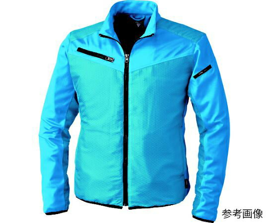 ジーベック 軽防寒ブルゾン ブルー 5L 1着 163-40-5L