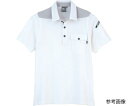 ジーベック 半袖ポロシャツ シロ L 1着 6050-32-L(4)