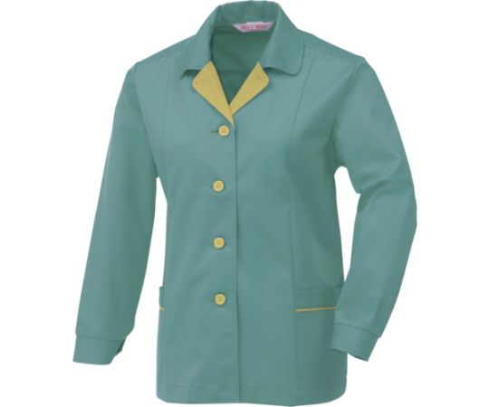 ジーベック レディスジャケット グリーン サイズ15 1着 9102-60-15