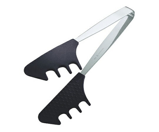 田辺金具 炒めものトング ブラック（やきそばトング） 1個