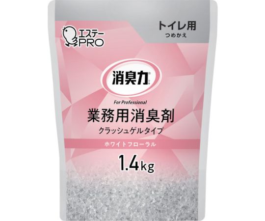 エステー G消臭力 クラッシュゲルトイレ用 詰替 1.4kg Wフローラル 1個 ST130474