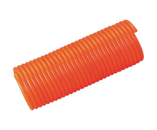 潤工社 軟質ナイロンコイルチューブ AT1 7.6X6X20 Aタイプ 橙 1本 AT1-06-20A