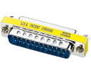 サンワサプライ ジェンダーチェンジャー D-sub25pinオスメス 1個 AD25S-MFK(4)