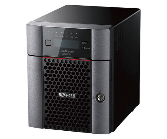 BUFFALO ハードウェアRAID　TeraStation　WSH5420DNW9シリーズ　4ベイ　デスクトップNAS　4TB　Workgroup 1個 WSH5420DN04W9