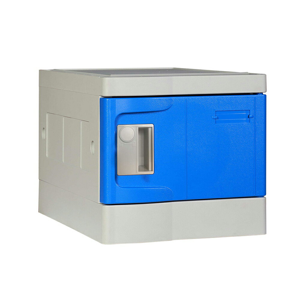 MTセキュリティジャパン T-280E樹脂製ロッカー（組立式）　青 1個 MT-TPLA280E(BL)【大型商品の為代引..