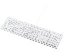 サンワサプライ スリムキーボード ホワイト 1個 SKB-SL16W