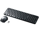 サンワサプライ マウス付きワイヤレスキーボード 1個 SKB-WL25SETBK