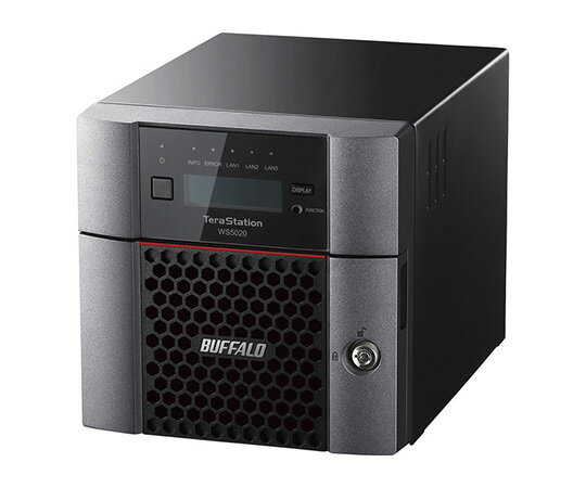 BUFFALO Windows　Server　IoT　2019　for　Storage　Workgroup　Edition搭載　2ベイデスクトップNAS　2TB 1個 WS5220DN02W9