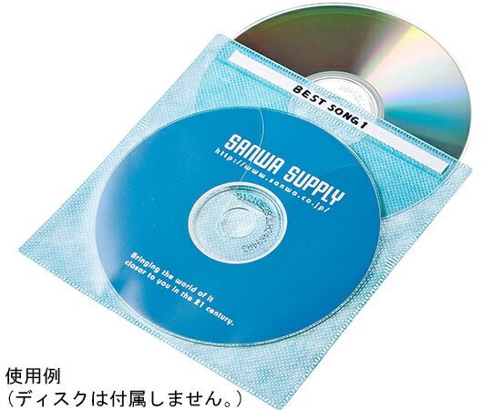サンワサプライ DVD　CD不織布ケース　5色ミックス 1セット FCD-FN100MXN