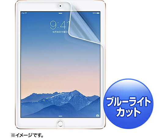 サンワサプライ iPadAir2用ブルーライトカット液晶保護指紋反射防止フィルム 1個 LCD-IPAD6BCAR