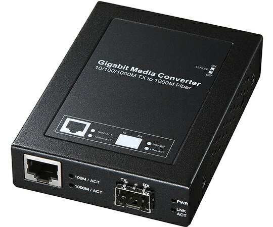 サンワサプライ 光メディアコンバータ 1個 LAN-EC212RF