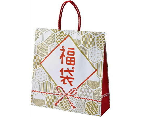 ストア・エキスプレス 手提福袋 福よせ 32×11×33cm 50枚 1セット 28-152-1-3