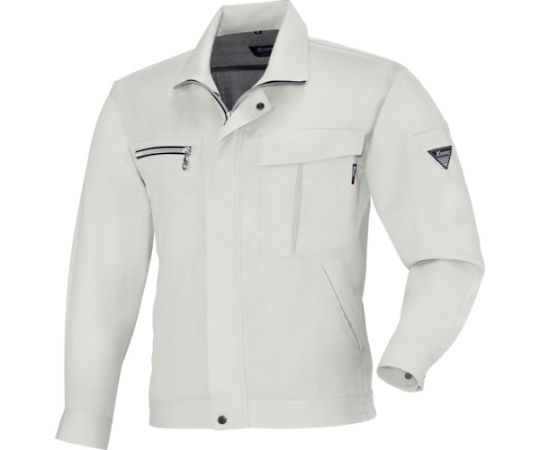 ジーベック 長袖ブルゾン シルバーグレー 4L 1着 1254-22-4L