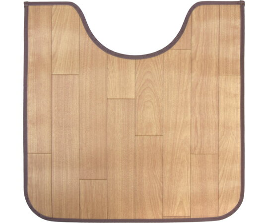 三愛繊維 拭けるマットシリーズ サクラブラウン トイレマット 600×600mm（ミニ） 1個