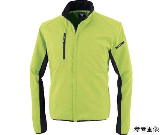商品名:ジーベック 制電軽防寒ブルゾン イエローグリーン L 1着 143-84-L●二酸化炭素の削減、化石燃料の使用削減に貢献するエコ素材のJIS制電を付与したシリーズです。●用途：作業全般●色：イエローグリーン●サイズ：L●着丈（cm）：65●胸囲（cm）：114●肩幅（cm）：48●袖丈（cm）：65●伸縮素材●帯電防止●帯電防止作業服 JIS T 8118適合商品●エコマーク認定証品●本体：ポリエステル100％●原産国：ベトナム●コード番号：333-1983
