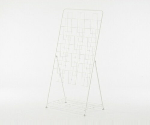 アール・エフ・ヤマカワ パンフレットスタンド7段トリプル ホワイト 1個 RFPFS-TRWH【大型商品の為代引..