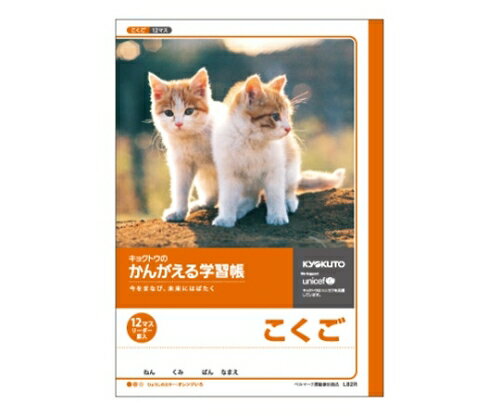 キョクトウ・アソシエイツ 学習ノート 国語 B5(12マス 12×8 リーダー入) 1冊 L82R