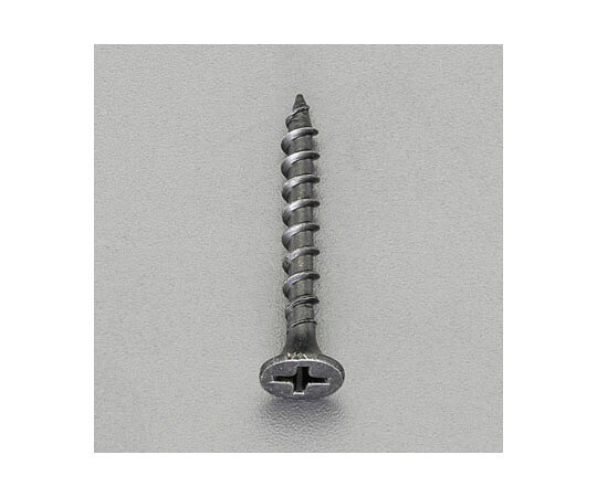 エスコ 3.8x38mm コーススレッド(鉄/ブラック/100本) 1パック(100本入) EA949FH-23