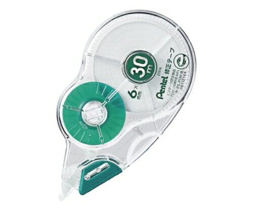 ぺんてる 30m修正テープ[ピタットライン付]6.0mm幅 1個 XZT516-W