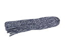 藤原産業 ほどけにくい靴ひも ネイビー/ホワイト 110mm 1個 No-Slip110N/W