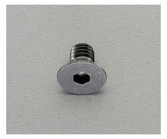 エスコ M 6x10mm六角穴付皿ボルト(ステンレス/黒色/4本) 1個 EA949MT-610