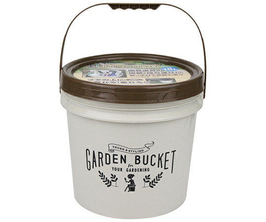 藤原産業 GARDENBUCKET ブラウン 1個