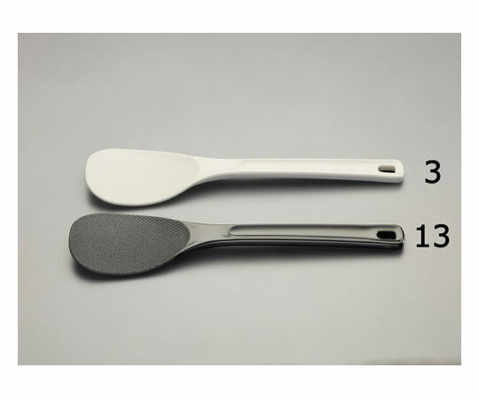 エスコ 300mm しゃもじ(黒) 1個 EA912NB-12