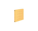 プラス PPフラットファイル A4E イエロー 10冊 1パック(10冊入) No.122P