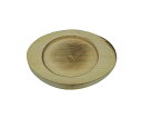 カンダ 木製受け皿（焼目）　16cm用　MU-01 1個 303060
