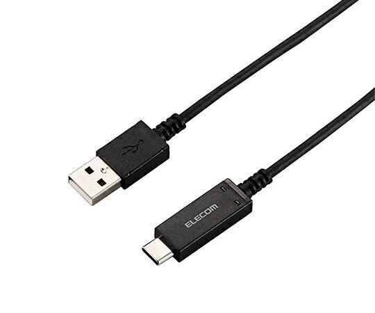 エレコム USB2.0ケーブル（温度検知機能付き、A‐C） ブラック Φ3.5mm 1.8m 1個 MPA-AC18SNBK