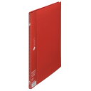 プラス クリアーファイル 10P A4S レッド 1冊 FC-121EL RD