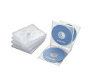 エレコム CD DVDプラケース 4枚収納 5パック クリア 1パック(5枚入) CCD-JSCNQ5CR