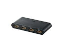 エレコム HDMI切替器 ゲーム用 3入力1出力 ブラック 1パック GM-DHSW31BK