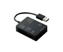 エレコム メモリリーダライタ SD+MS+CF+XD ブラック 1パック MR-A012BK